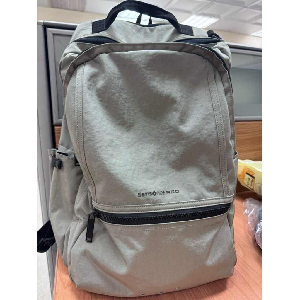 二手美品 Samsonite RED MARSTON 都會休閒輕量尼龍筆電後背包 雙肩包 通勤 電腦包15.6吋