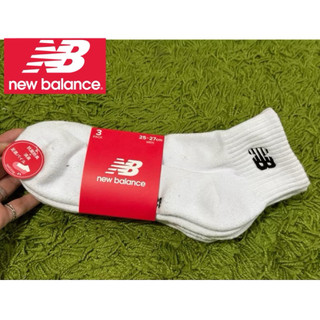 日本直送 日版NB 抗菌除臭襪new balance 紐巴倫 3雙厚毛巾底防臭 刺繡厚毛巾底機能 3雙紳男襪 運動襪限定