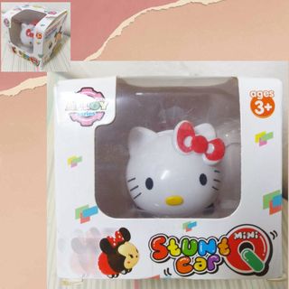凱蒂貓迴力車 kitty回力車 Q萌卡通合金迴力車 特技車 Q mini 玩具車 特技回力車 貓玩具車