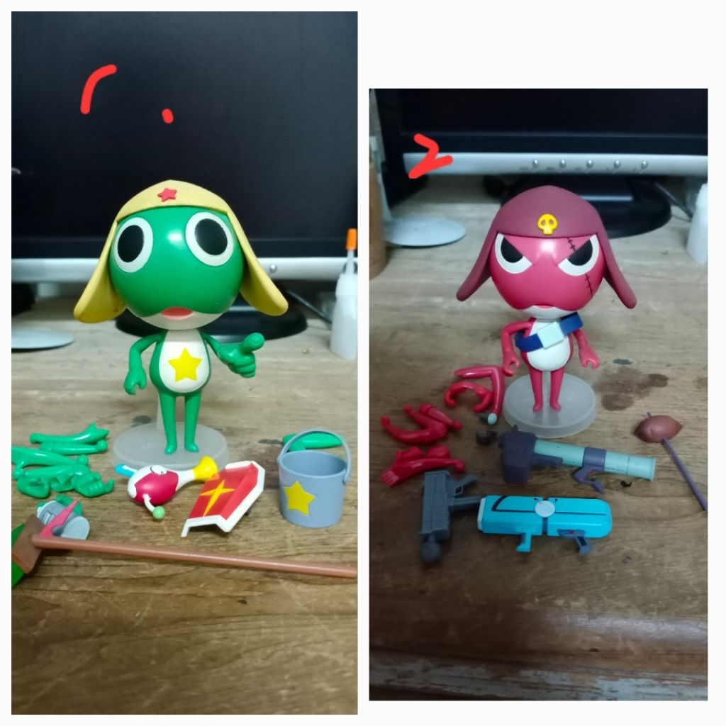 Keroro軍曹公仔系列-Keroro軍曹&Giroro伍長