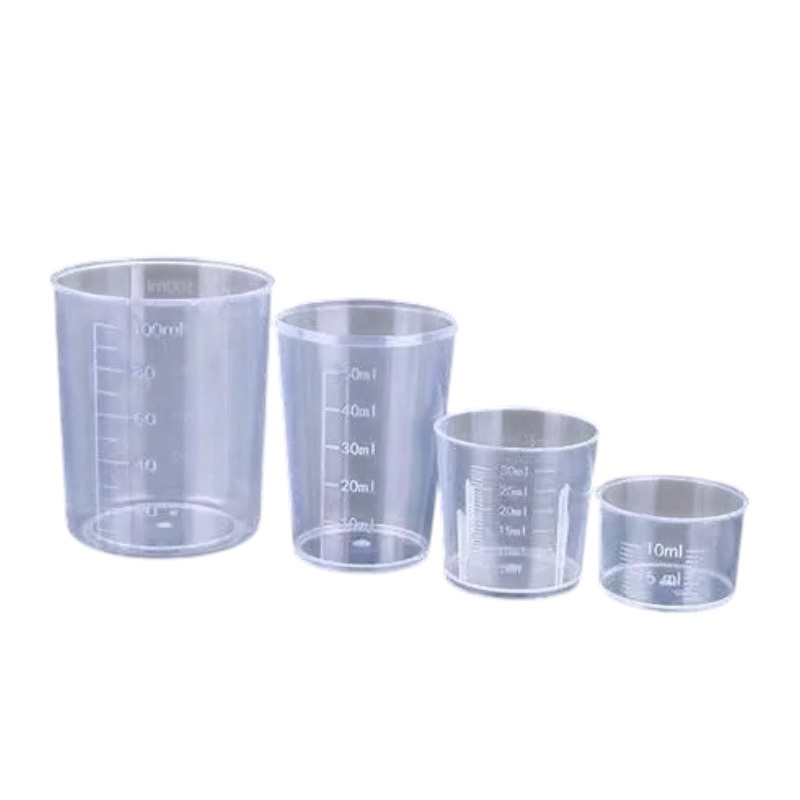 透明刻度量杯【綠美園樂居】量杯 小量杯 刻度杯 10ml 20ml 30ml 50ml 刻度小量杯 塑膠小量杯 實驗量杯