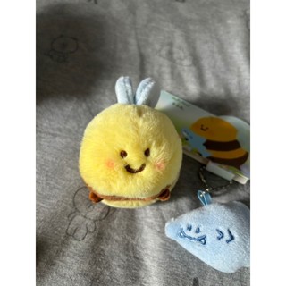 全新 情侶 傻BEE 小蜜蜂吊飾 玩偶 創意 毛絨玩具 娃娃公仔