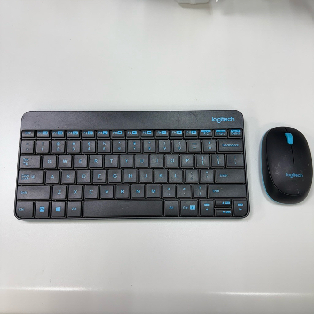 （二手）Logitech 羅技鍵鼠組 滑鼠M212 鍵盤K240 無注音符號