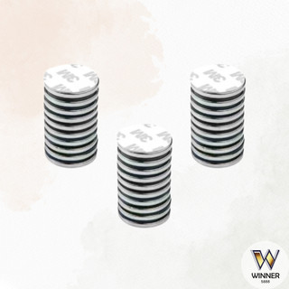 3M背膠強力磁鐵貼-圓形20~30mm【Winner】磁鐵貼 磁鐵片 磁貼 圓磁鐵 黏貼磁鐵 強力磁鐵 背膠強磁 磁鐵