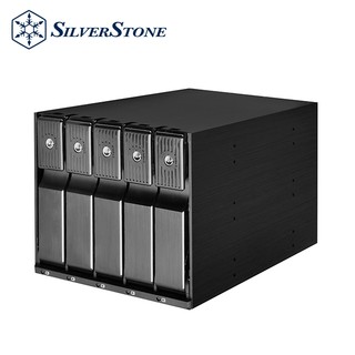 銀欣FS305-12G 5.25吋x 3 轉3.5吋x 5熱插拔SAS 12G免托盤內接硬碟抽取盒
