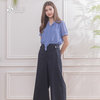 IRIS 艾莉詩 率性鍊飾寬褲-2色 52315