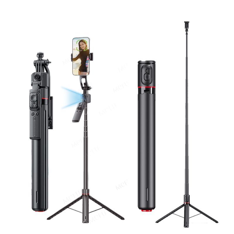 MEFU AI瞬開丟丟棒 藍芽自拍棒 瞬開自拍棒 一體式自拍棒 176cm 落地三腳架 自拍神器 丟丟桿 快開棒 丟丟棒