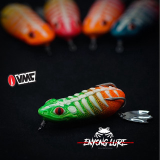 完全手工製作，印尼製造🇲🇨 ENYONG LURE 6CM 12G 摩納 泰國雷蛙 雷強 雷蛙 魚虎 鯰呆 小盾鱧 泰國
