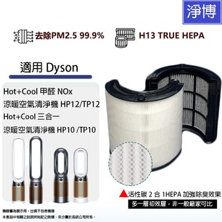 適用Dyson戴森HP09 TP09 HP10 HP11 TP10 TP11 TP12 HP12甲醛偵測空氣清淨機濾網芯