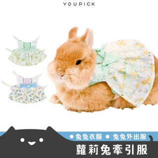 現貨 蘿莉兔牽引服【蘿莉兔洋裝】【兔兔衣服】UP0685▸兔子外出▸寵物兔服裝▸兔兔外出服▸寵物外出服▸寵物兔造型