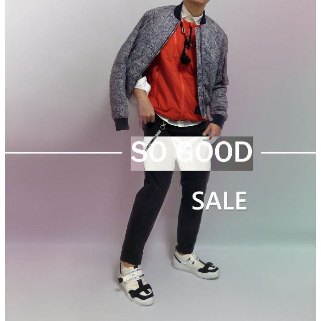 二手 外套 KRISVANASSCHE (DIOR設計師) 短版飛行夾克外套EU48