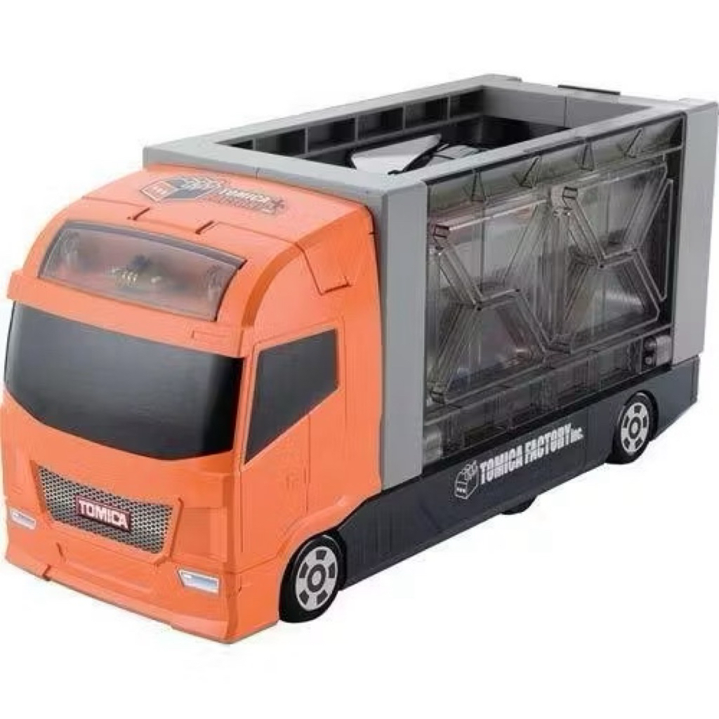 二手🌍 TAKARA TOMY TOMICA 交通世界 遙控汽車運輸車 遙控車 運輸車 小車收納
