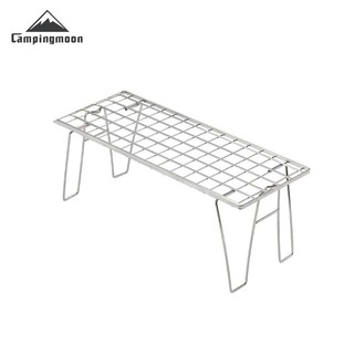 【CampingBar】柯曼Campingmoon 不鏽鋼輕量折疊網桌 T-225A