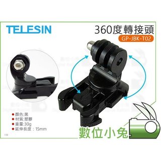TELESIN 帽夾快拆頭帶 QHM-001+背包固定支架 GP-BPM-001+360度轉接頭 GP-JBK-T02