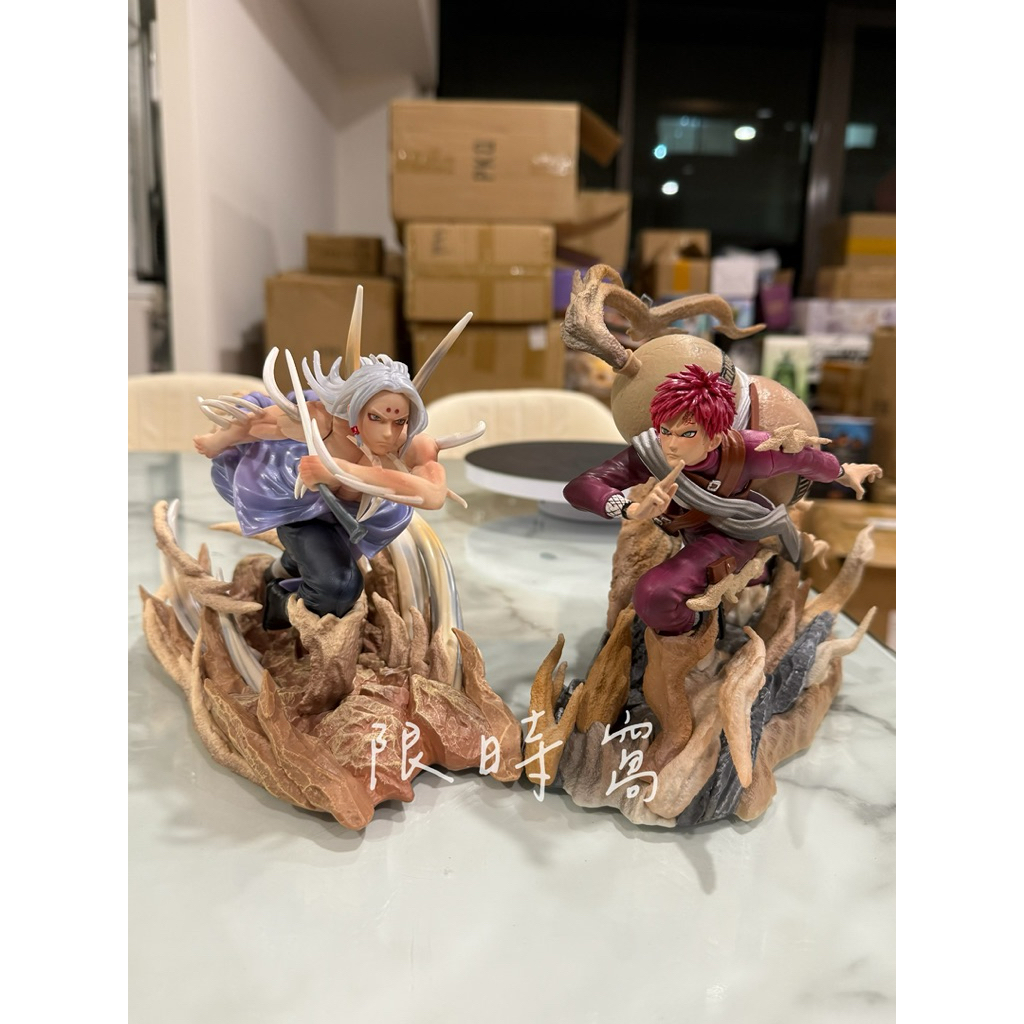 現貨 火影忍者 屍骨脈君麻呂 我愛羅 君麻呂 衝陣系列戰鬥版 模型 手辦 雕像 gk 限量版公仔 生日禮物 萬聖節