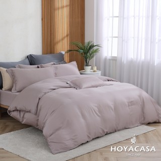 HOYACASA 60支天絲被套床包組｜曠野銅｜法式簡約｜(單人/雙人/加大/特大)