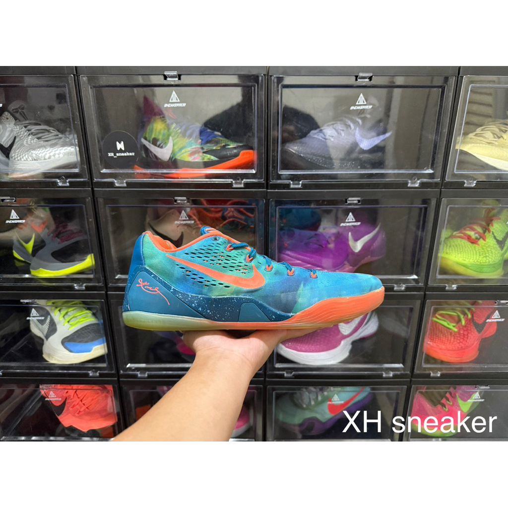 【XH sneaker】Nike Kobe 9 EM Low “EYBL Peach Jam” 藍紅 us12