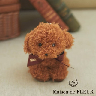 Maison de FLEUR 紅貴賓造型毛絨吊飾娃娃玩偶 官網購買正版正貨商品絕版斷貨商品