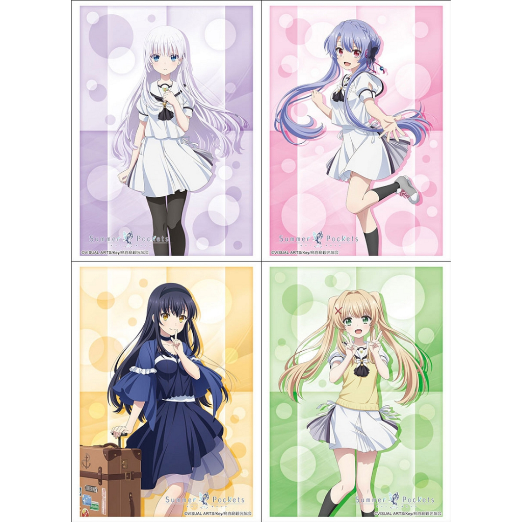 【角色卡套】 夏日口袋 Summer Pockets 鳴瀨白羽 久島鷗 空門蒼 紬溫達斯 角色收集卡套組