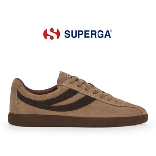 SUPERGA 男鞋 復古鞋 休閒鞋 麂皮 1960 工藝系列 CAPRI 棕可可色 S71474W-AOV