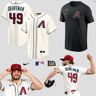 全新附吊牌 MLB 代購 Kendall Graveman 背號T 電繡 NIKE 球衣 短T 亞利桑那響尾蛇