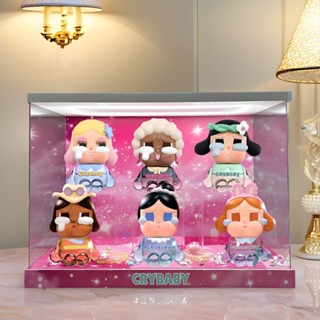 適用泡泡瑪特 CRYBABY SHINY SHINY系列 空氣香氛 盲盒潮流 亞克力收納 場景展示盒