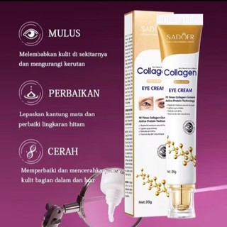 SADOER Eye Cream Anti Aging, Cream Mata Panda,Kerutan mata