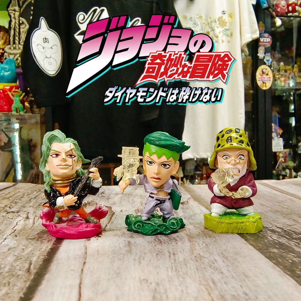 ⭐喔啦玩具店⭐日版 JOJO的奇妙冒險 mini HERO 岸邊露伴 天堂之門 音石明 老喬 喬瑟夫 透明寶寶 不滅鑽石