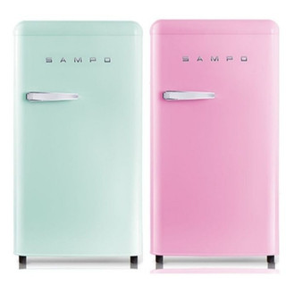 SR-C10(E)【SAMPO聲寶】 99公升 1級能效 歐風美型單門小冰箱 香氛綠