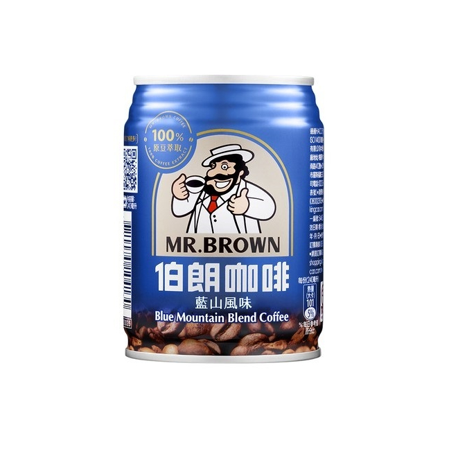 伯朗藍山咖啡Can240 ml x 6【家樂福】