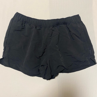 patgonia女防潑水短褲 二手 黑色M號57043 W's Barely Baggies Shorts