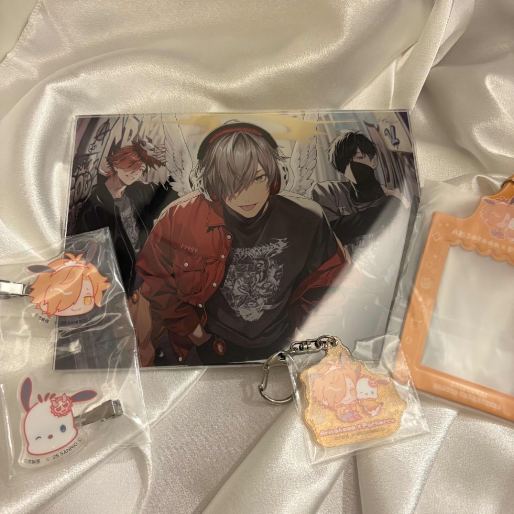 【現貨】Crazy Raccoon Rock Day 壓克力板 三麗鷗一番賞 だるま ありさか バニラ