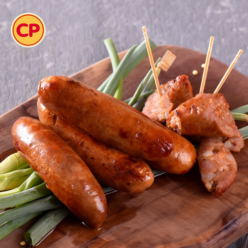 【卜蜂食品】台式蒜味豬肉香腸(300g/7條/包)團購.露營燒烤.中秋.烤肉首選