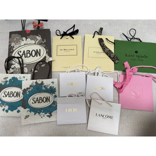 ✨專櫃紙袋-SABON❤️DIOR❤️JOMALONE❤️LANCÔME❤️SWAROVSKI❤️KateSpade❤️
