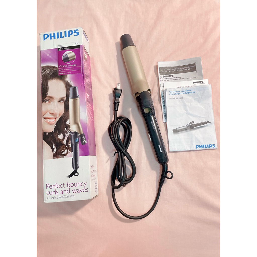 PHILIPS 飛利浦 38mm 電捲棒 電棒 捲髮棒 捲髮器HP4684