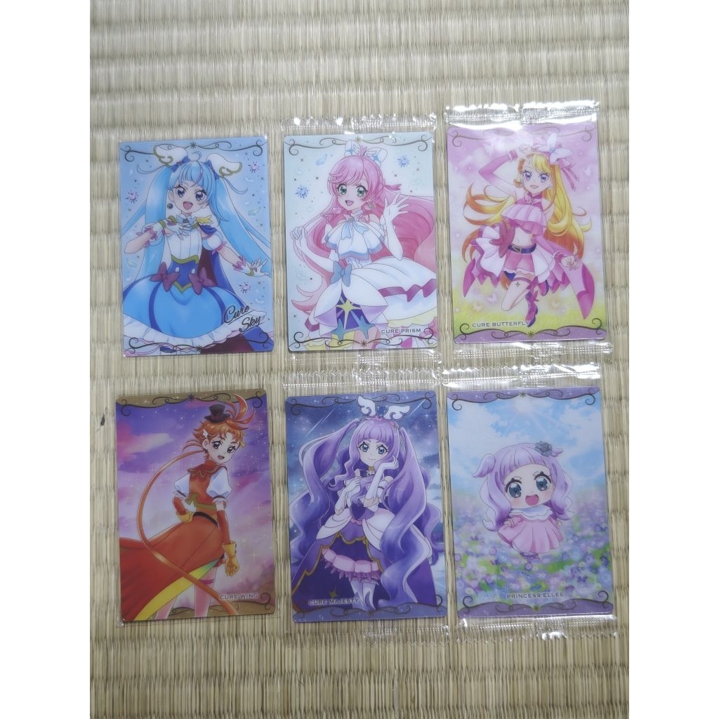 日本 正版 BANDAI 萬代 光之美少女餅卡 偶像明星套卡 卡片 收藏卡 偶像天使 俏麗天使 心跳天使