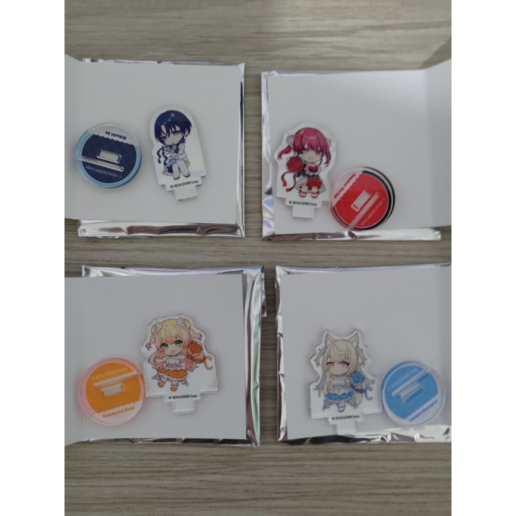 【宅居小鋪】hololive 小立牌 壓克力 寶鐘瑪琳 桃鈴音音 fuwawa 火威青