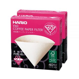 【日本HARIO】V60濾紙40張-共4款《WUZ屋子-臺北》濾紙 咖啡 無漂白 漂白