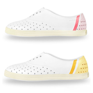 ＊永和正品＊加拿大 Native JERICHO BLOCK 修身鞋 懶人鞋 洞洞鞋 女鞋 白X漸層