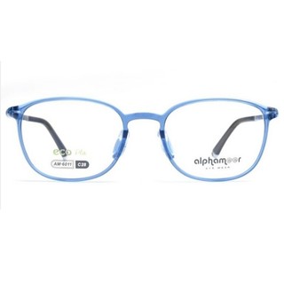 Alphameer 光學眼鏡 AM6011 方框 小臉童框款 ECO系列 - 金橘眼鏡