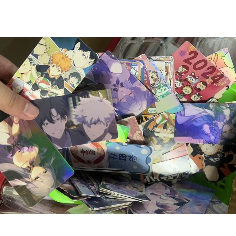 盲抽周邊小卡（原神、星鐵、吉伊卡哇、排球少年、時光代理人丶咒術、初音丶）