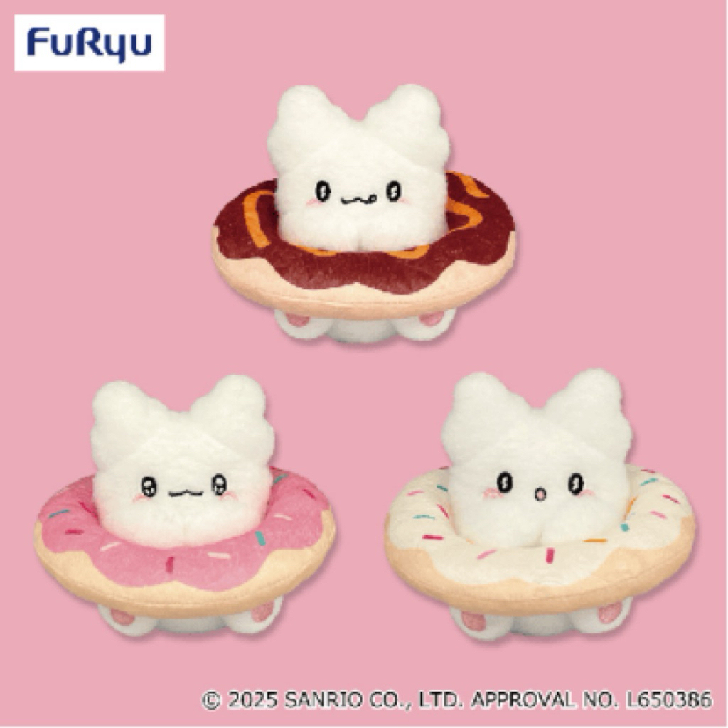 「日本空運景品」 🔥現貨 日本正版 三麗鷗 Sanrio 小幽靈花丸 甜甜圈 甜點 布丁 小幽靈 花丸 娃娃 絨毛玩偶
