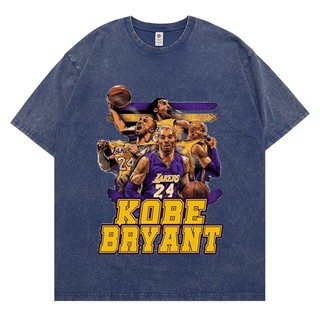 kobe Bryant 科比 柯比 黑曼巴 nba 美式水洗短t短袖上衣 短T 落肩款 寬鬆 純棉 不起毛球 潮T