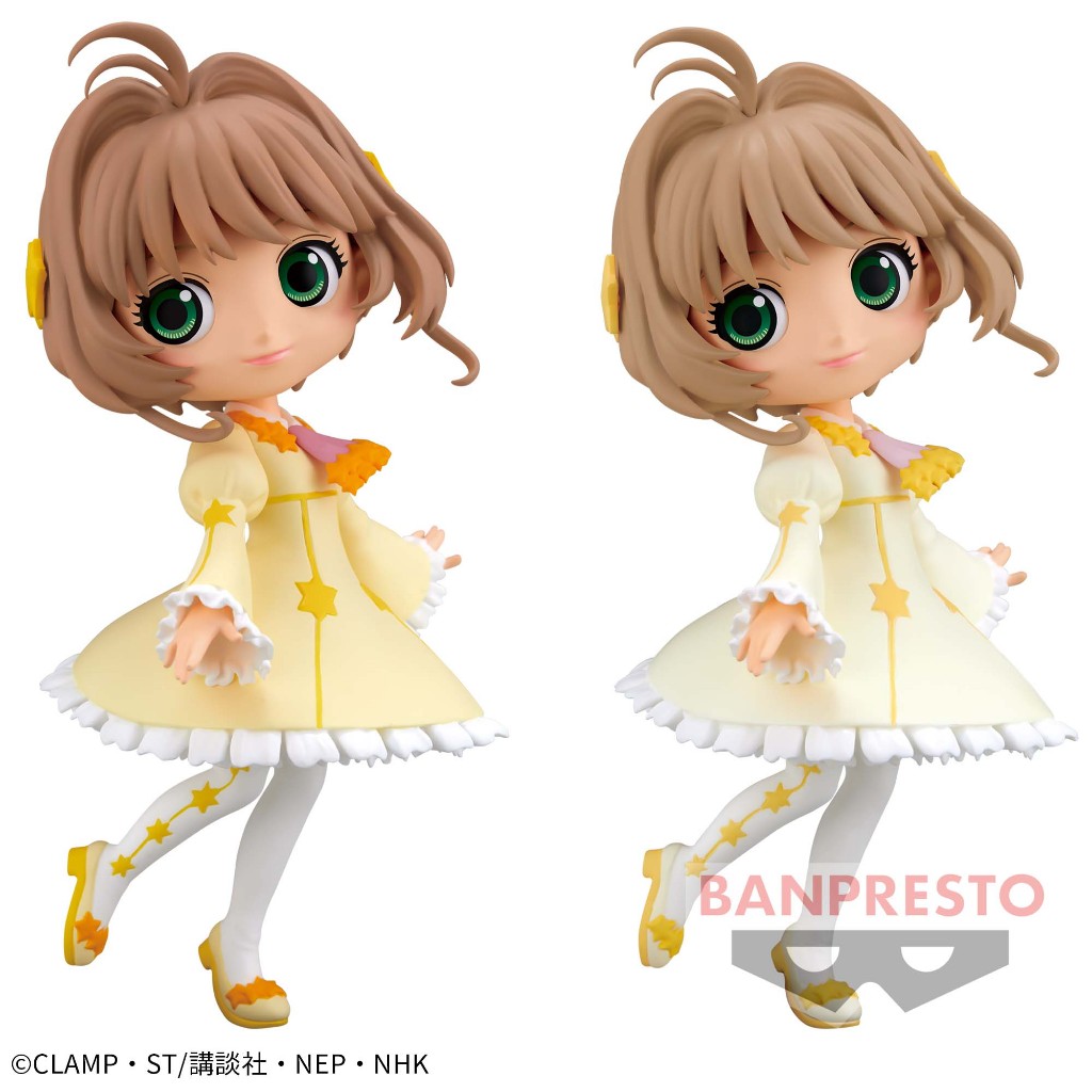 🌀日版客🌀 日版 庫洛魔法使 Qposket 木之本櫻 小櫻 透明牌 洋裝 景品 公仔