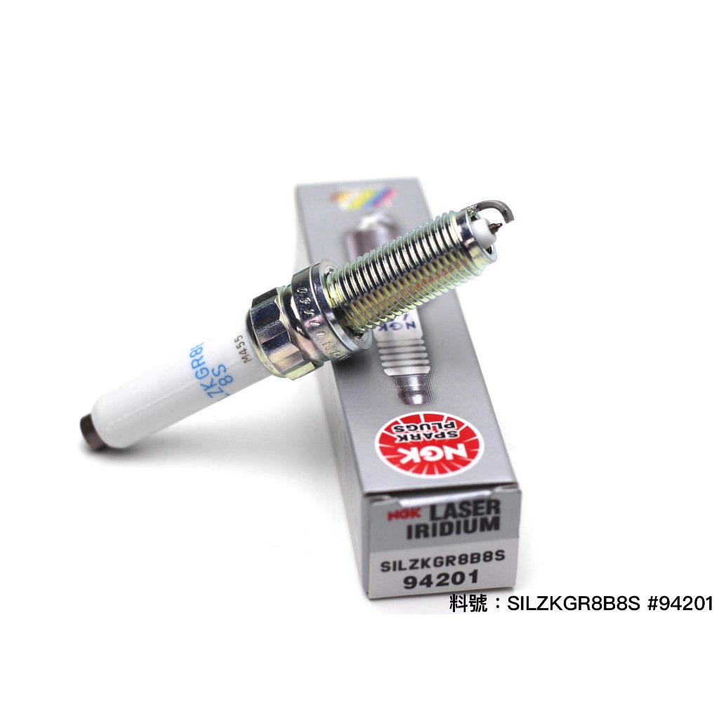 【NGK】SILZKGR8B8S #94201 雷射銥合金火星塞 | B38 / B48 引擎適用