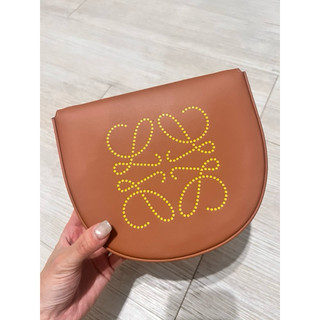 Loewe heel 大號 馬鞍包 99新 絕版美貨 保證正品 羅威