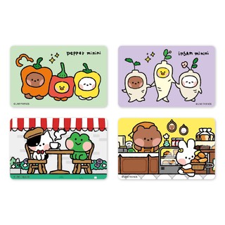 一卡通PLUS - LINE FRIENDS minini夏日系列 彩色甜椒 / 健康人參 / 悠閒午後 / 溫暖烘焙