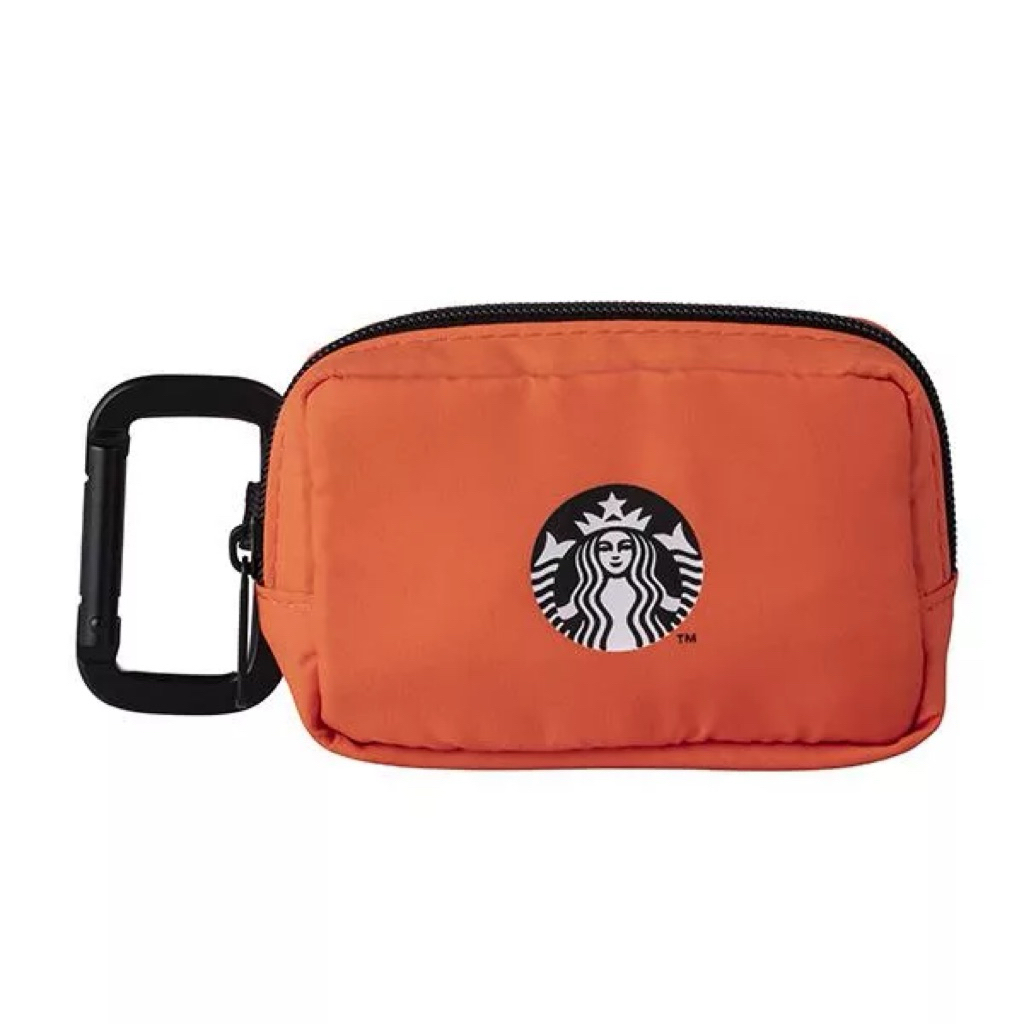 妞妞小舖 星巴克 starbucks BEAMS 好運橙掛扣小包 鑰匙圈 聯名 潮 零錢包 耳機 小物 限量 免運