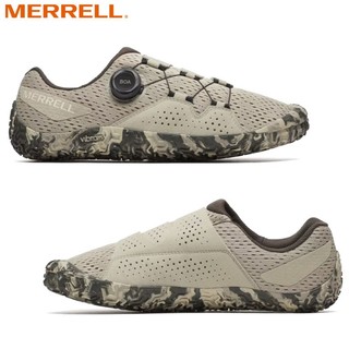 【MERRELL 美國】VAPOR GLOVE 6 BOA 男輕量戶外越野鞋 岩石灰 輕量 黃金大底 ML068599