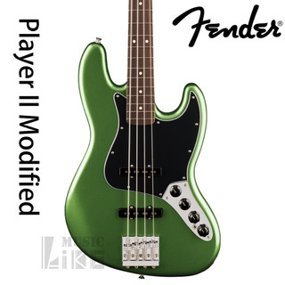 『全新二代』Fender Player II Modified Jazz Bass 電貝斯 主動式 RW Green